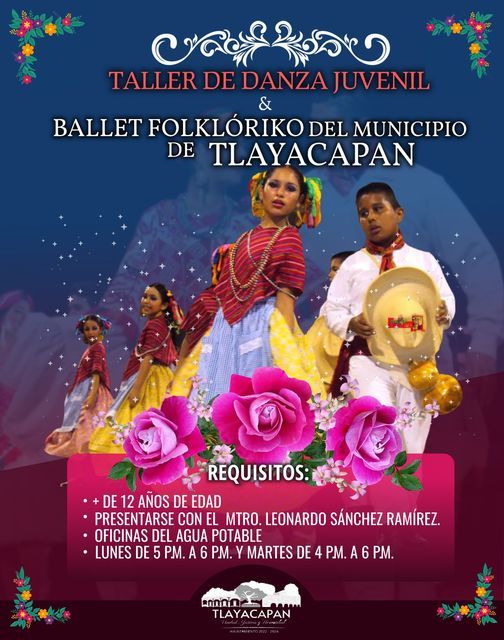 Taller de Ballet Folklórico en #Tlayacapan